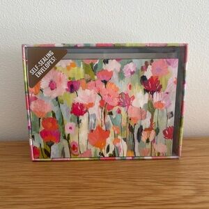 Set of 24 Floral Notecards